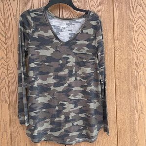 Grace & Lace Camo long sleeve shirt